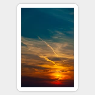 Wispy Sunset Sky Sticker